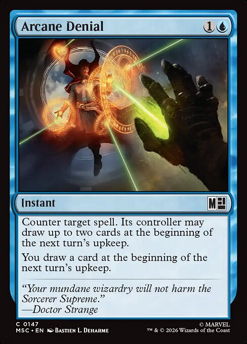 Arcane Denial highlighted card art
