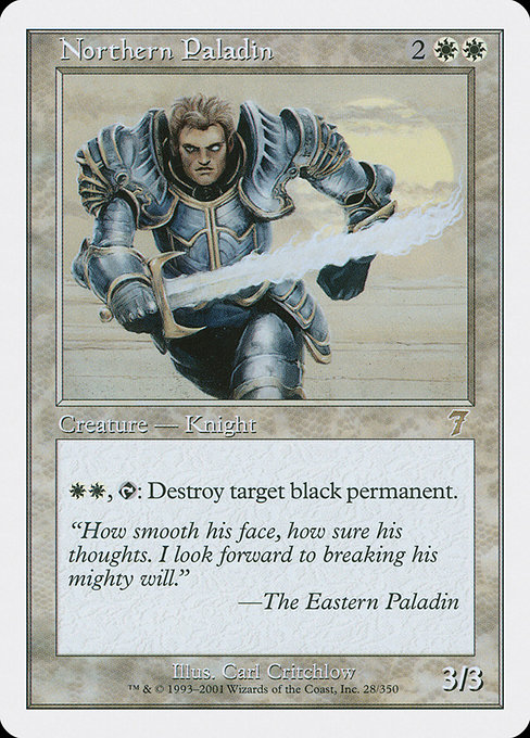 Northern Paladin from Seventh Edition