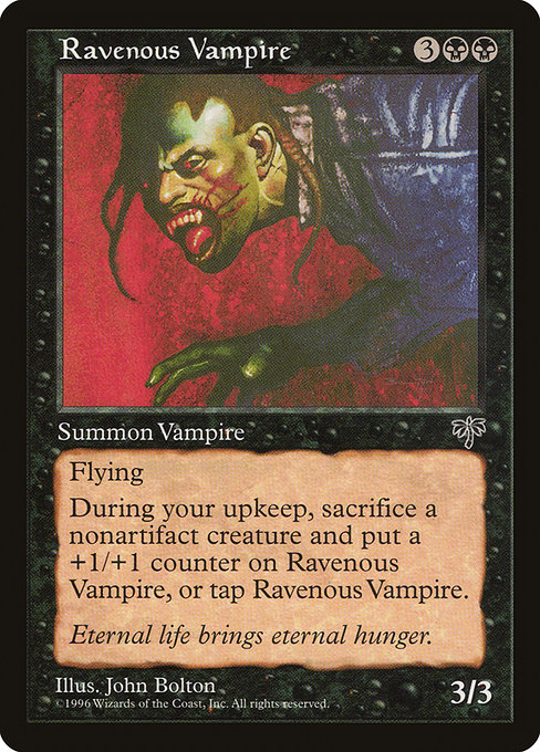 Ravenous Vampire highlighted card art