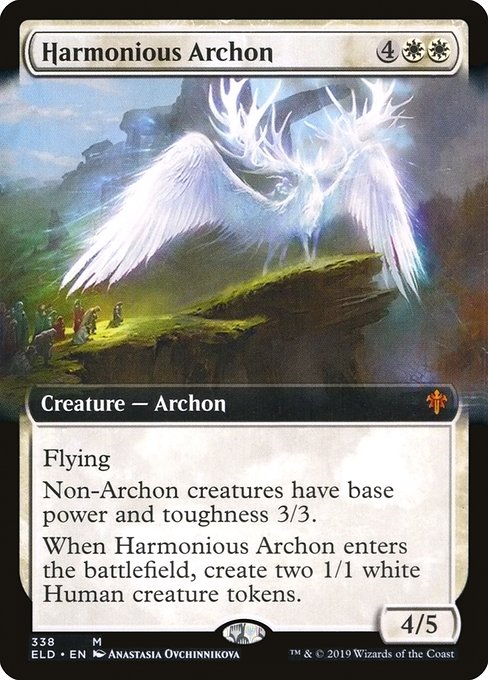 Harmonious Archon from Throne of Eldraine