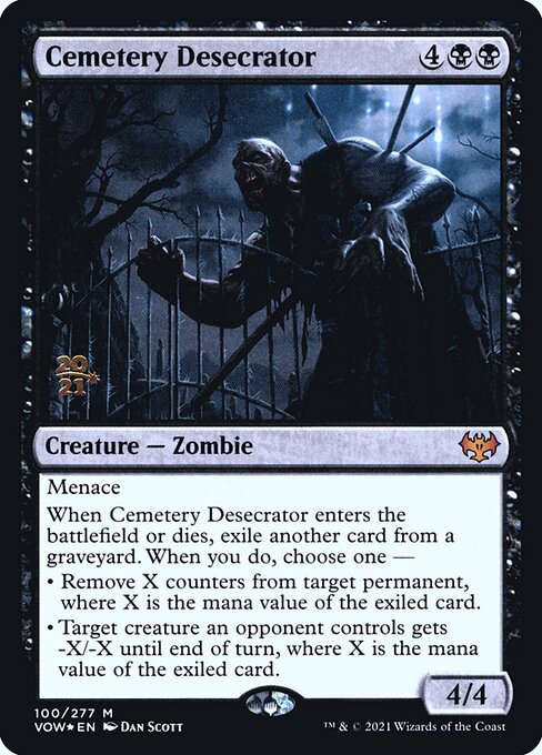 Cemetery Desecrator from Innistrad: Crimson Vow Promos