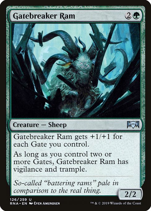 Gatebreaker Ram from Ravnica Allegiance