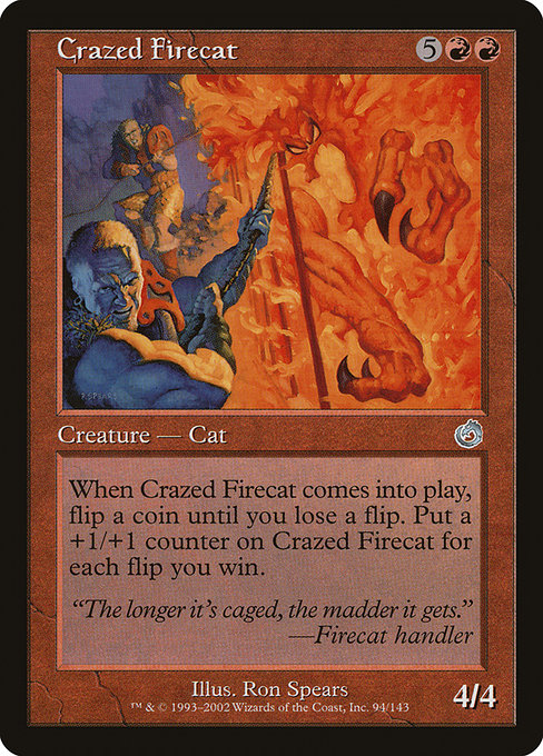 Crazed Firecat highlighted card art