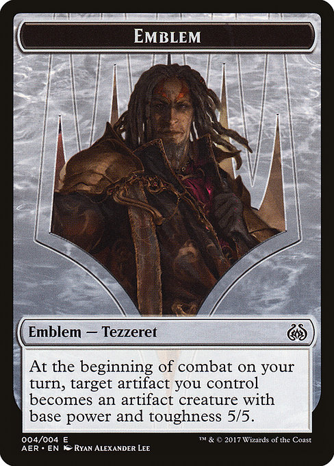 Tezzeret the Schemer Emblem highlighted card art