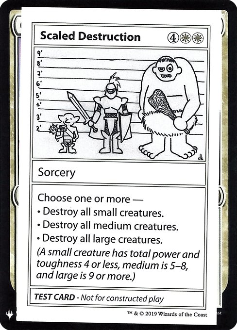 Scaled Destruction from Mystery Booster Playtest Cards 2019