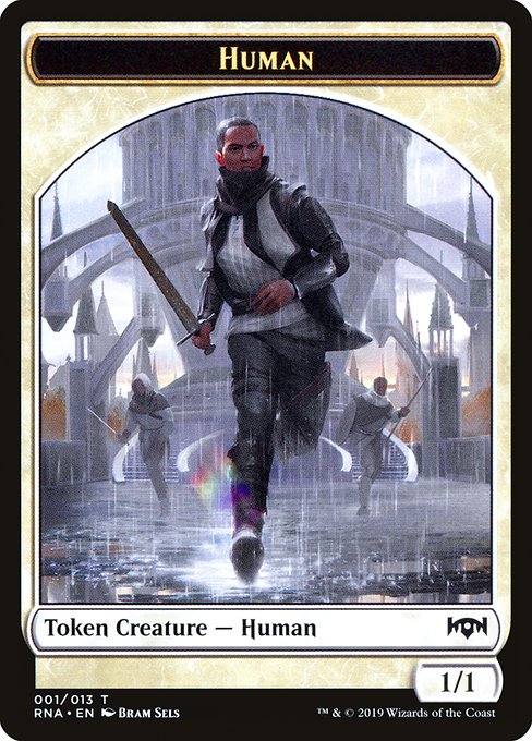 Human from Ravnica Allegiance Tokens
