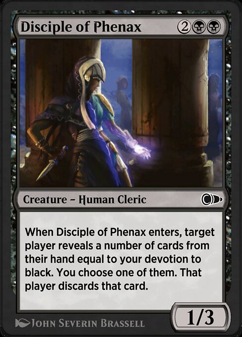 Disciple of Phenax highlighted card art