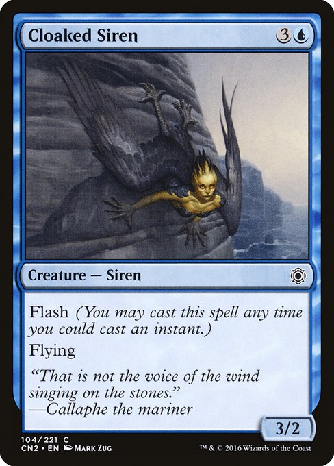 Cloaked Siren highlighted card art