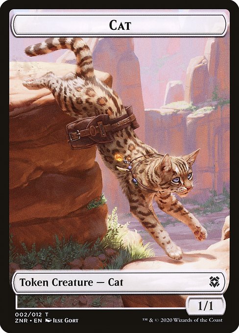 Cat from Zendikar Rising Tokens