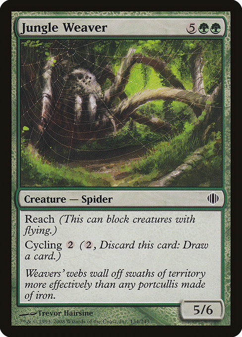 Jungle Weaver highlighted card art