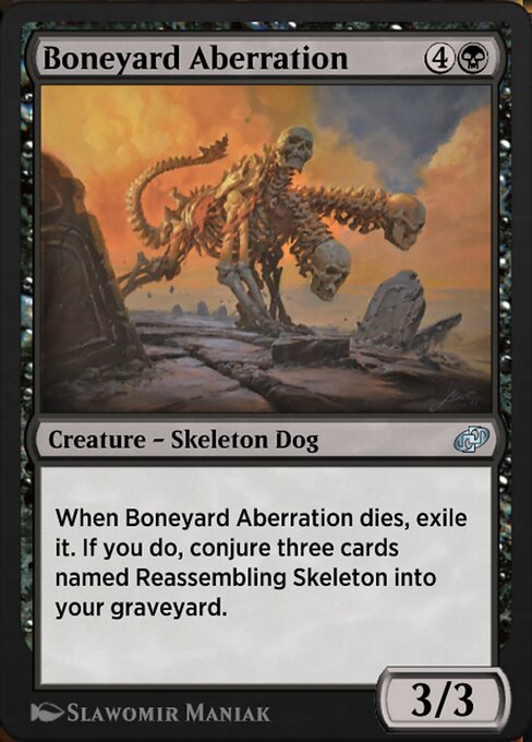 Boneyard Aberration highlighted card art