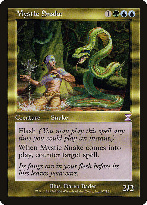 Mystic Snake from Time Spiral Timeshifted