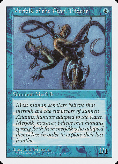 Merfolk of the Pearl Trident from Fifth Edition