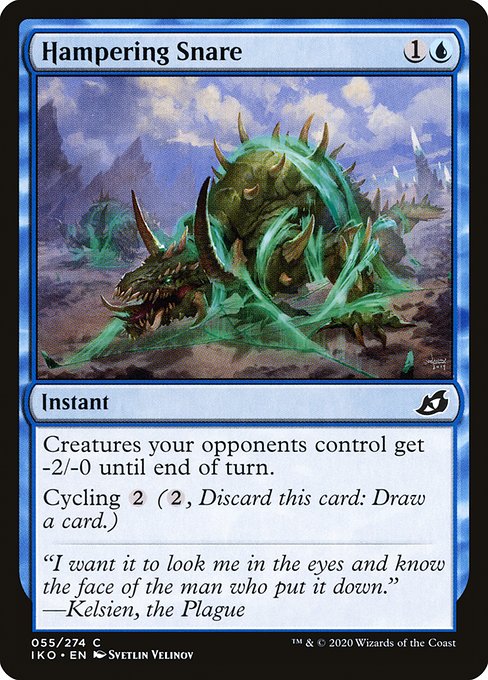 Hampering Snare highlighted card art
