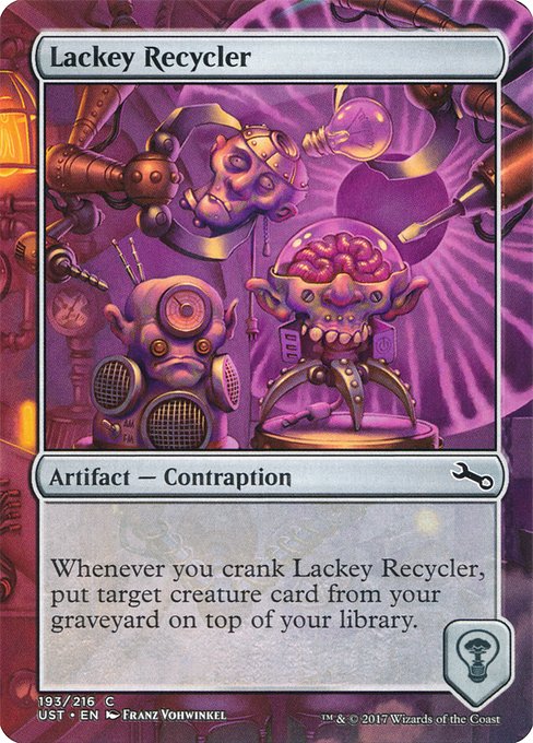 Lackey Recycler highlighted card art