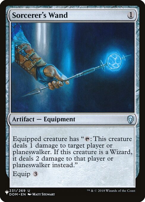 Sorcerer's Wand highlighted card art
