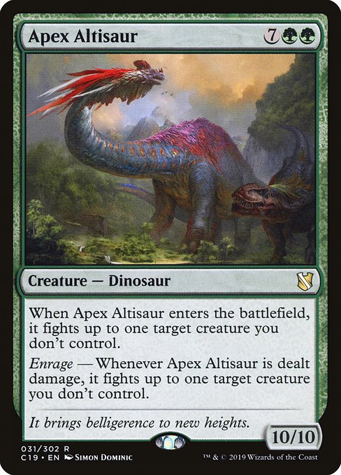 Apex Altisaur from Commander 2019