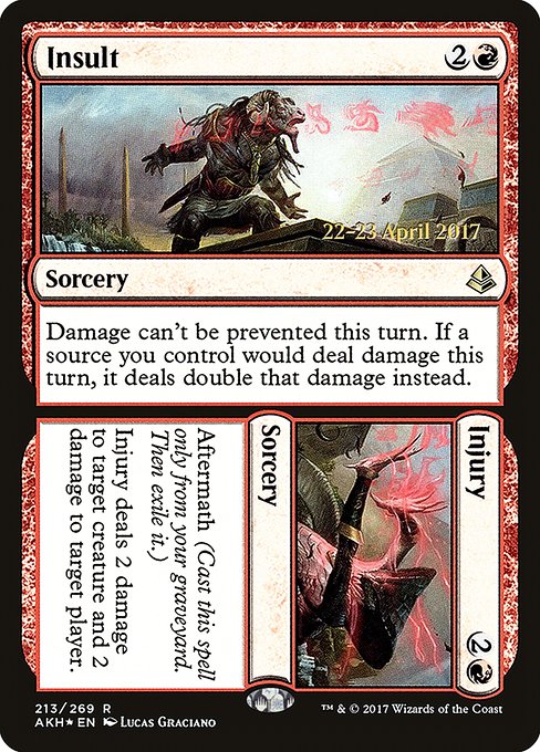 Insult // Injury from Amonkhet Promos