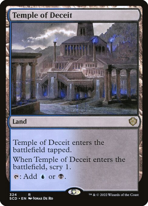 Temple of Deceit from Starter Commander Decks