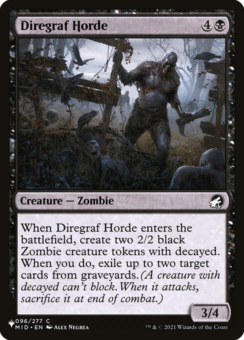 Diregraf Horde highlighted card art