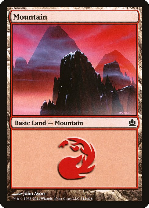 Mountain from Commander 2011