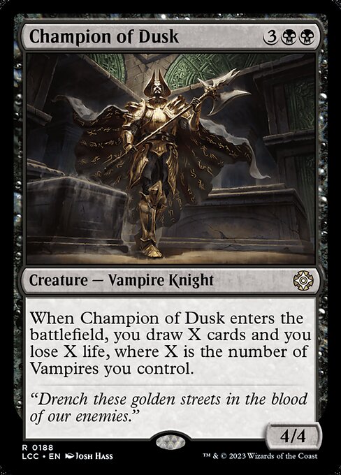 Champion of Dusk highlighted card art