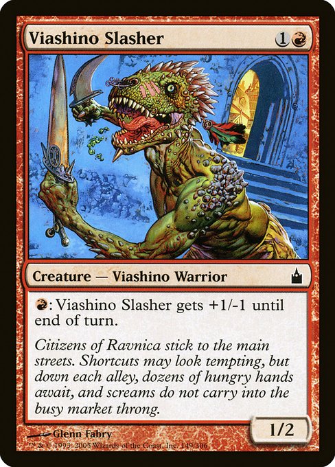 Viashino Slasher highlighted card art