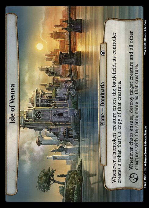 Isle of Vesuva highlighted card art