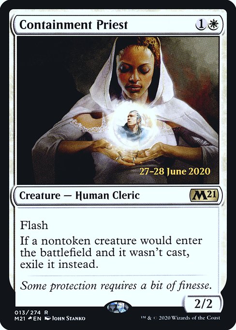 Containment Priest from Core Set 2021 Promos