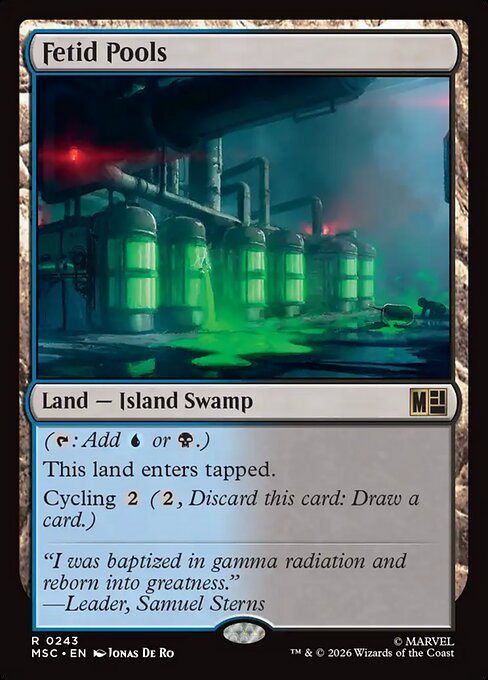 Fetid Pools from Marvel Super Heroes Commander
