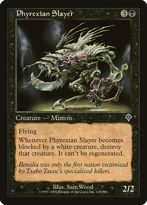Phyrexian Slayer highlighted card art