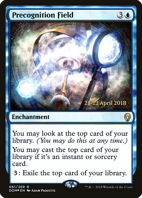 Precognition Field highlighted card art