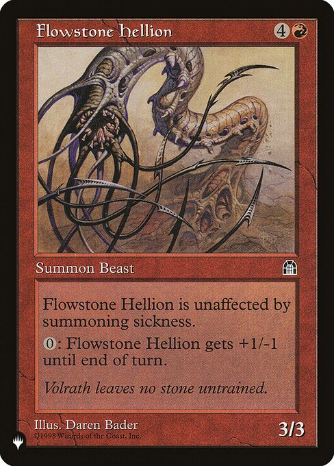 Flowstone Hellion highlighted card art