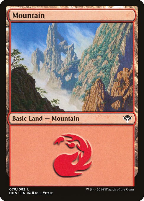 Mountain from Duel Decks: Speed vs. Cunning