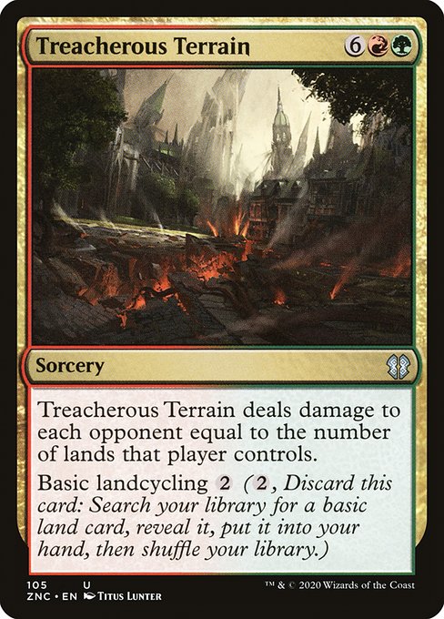 Treacherous Terrain highlighted card art