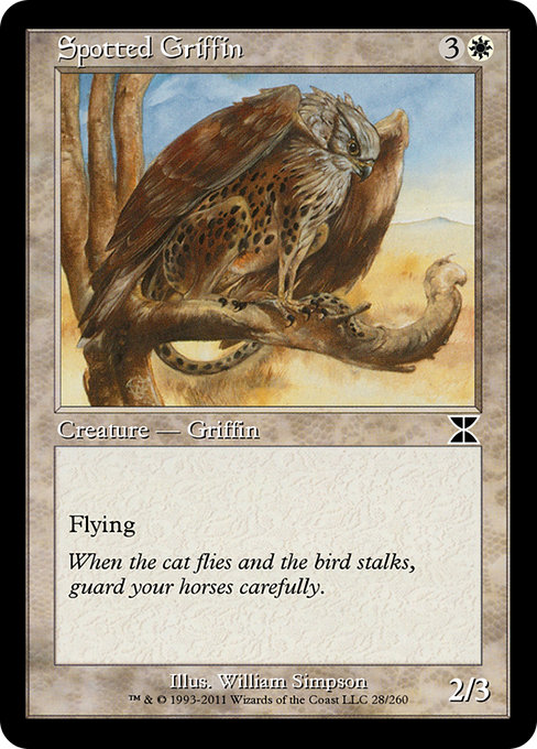Spotted Griffin highlighted card art