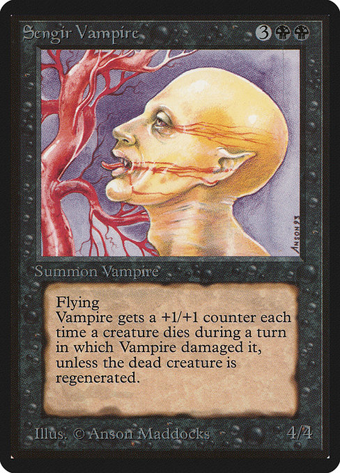Sengir Vampire from Limited Edition Beta