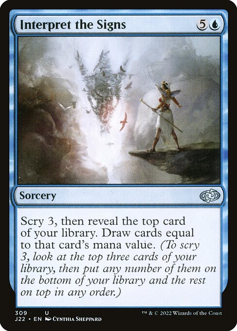 Interpret the Signs highlighted card art