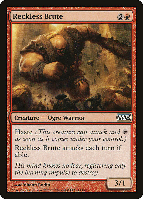 Reckless Brute highlighted card art