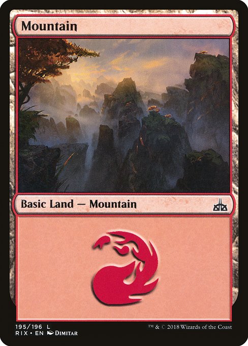 Mountain from Rivals of Ixalan