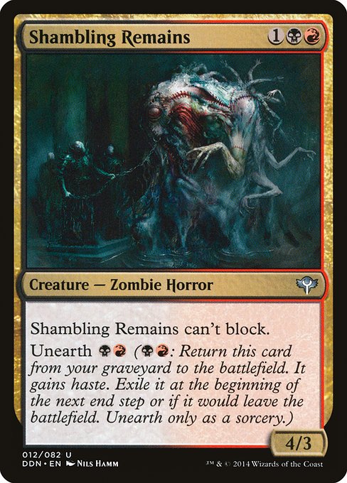 Shambling Remains from Duel Decks: Speed vs. Cunning