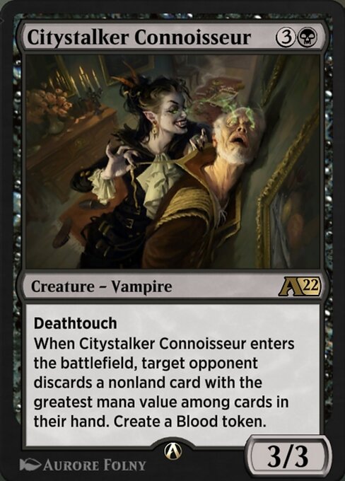 Citystalker Connoisseur highlighted card art