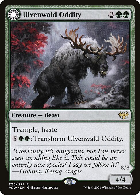 Ulvenwald Oddity // Ulvenwald Behemoth from Innistrad: Crimson Vow