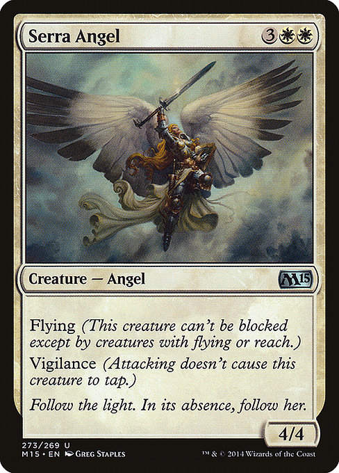 Serra Angel from Magic 2015
