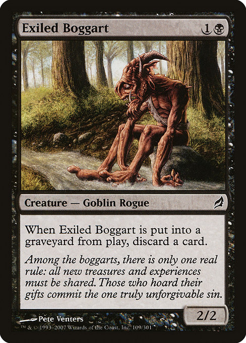 Exiled Boggart highlighted card art