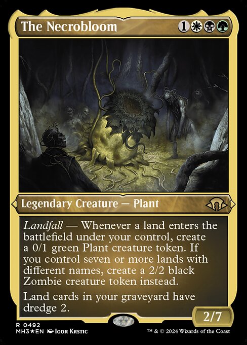 The Necrobloom from Modern Horizons 3
