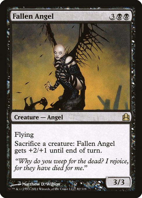Fallen Angel from Commander 2011