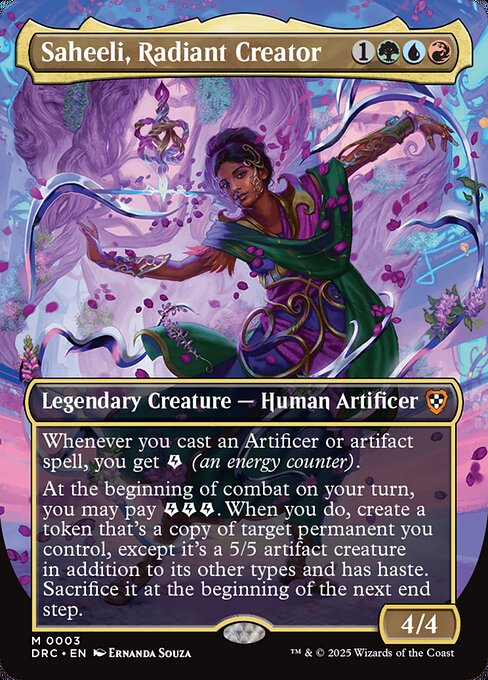 Saheeli, Radiant Creator highlighted card art