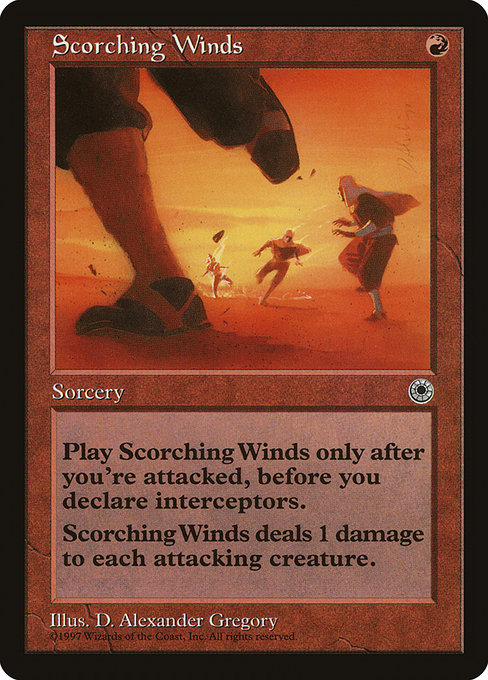 Scorching Winds highlighted card art