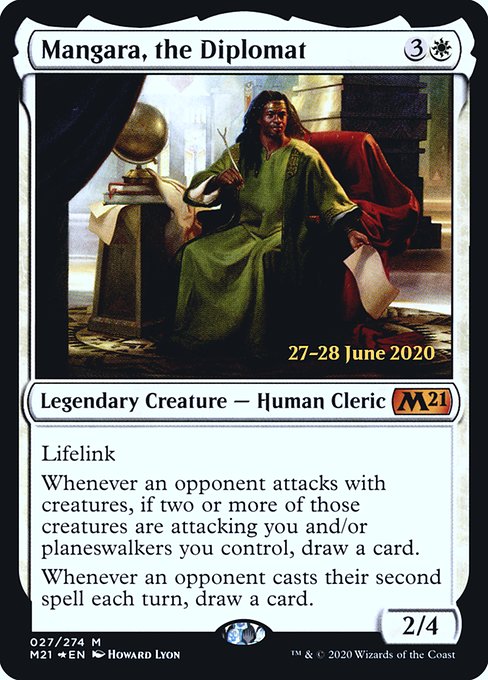 Mangara, the Diplomat from Core Set 2021 Promos
